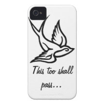 This Too Shall Pass Sparrow iPhone 4 Covers