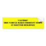 **This Vehicle Makes Frequent Stops At H... Bumper Sticker