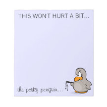 This won't hurt me a bit memo pads
