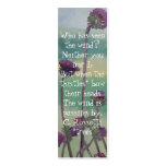 Thistle Bookmark business cards