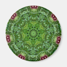 Thistle Buds Fridge Magnet