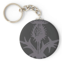 Thistle Keychain