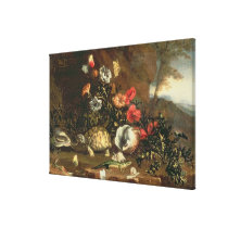 Thistles, flowers, reptiles and butterflies beside canvas prints