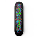 Thnk First Graffiti - Green Skate Decks