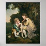 Thomas and Joseph Pickford as Children, c.1777-9 Posters
