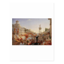 Thomas Cole le cours de la consommation d'empire Carte Postale