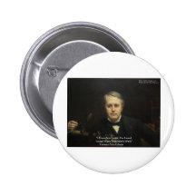 Thomas Edison "10,000 Ways" Wisdom Quote Gifts Buttons