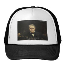 Thomas Edison "10,000 Ways" Wisdom Quote Gifts Hats