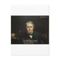 Thomas Edison "10,000 Ways" Wisdom Quote Gifts Postcard