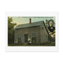 Thomas Edison Boyhood Home - Vintage Postcard