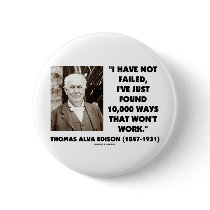 Thomas Edison Not Failed 10,000 Ways Won't Work