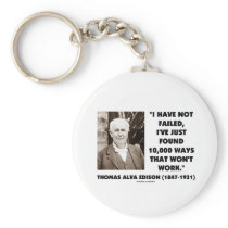 Thomas Edison Not Failed 10,000 Ways Won't Work