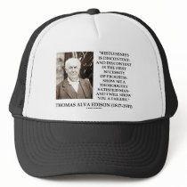 Thomas Edison Restlessness Discontent Progress Mesh Hat