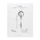 Thomas Edison's Light Bulb Patent Application 1880 Post Cards