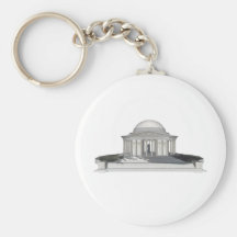 Thomas Jefferson Memorial: 3D Model: Key Chain