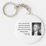 Thomas Jefferson Quote 13b Key Chain