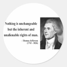 Thomas Jefferson Quote 14b Stickers