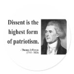 Thomas Jefferson Quote 15b Round Sticker