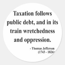Thomas Jefferson Quote 17a Stickers