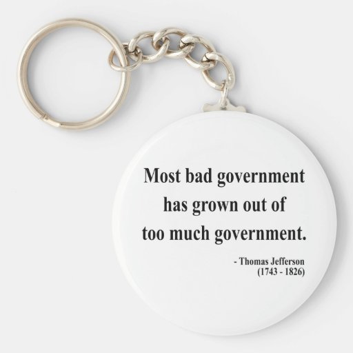 Thomas Jefferson Quote 7a Key Chain