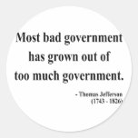 Thomas Jefferson Quote 7a Stickers