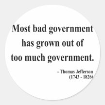 Thomas Jefferson Quote 7a Stickers