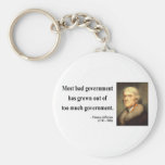 Thomas Jefferson Quote 7c Keychains