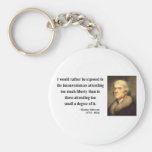 Thomas Jefferson Quote 8c Keychains