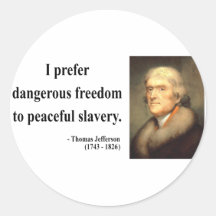 Thomas Jefferson Quote 9c Sticker