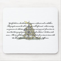 Thomas Jefferson Quote Mousepads