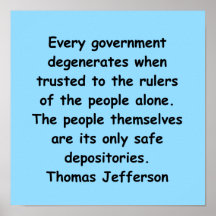 thomas jefferson quote poster