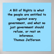 thomas jefferson quote poster