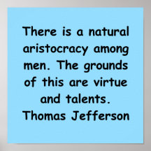 thomas jefferson quote poster