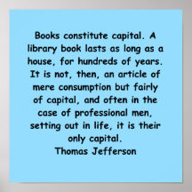 thomas jefferson quote poster
