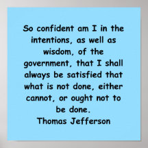 thomas jefferson quote poster