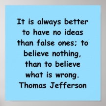 thomas jefferson quote posters