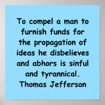thomas jefferson quote posters
