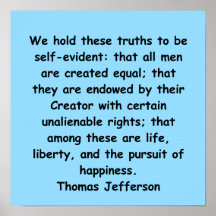thomas jefferson quote posters