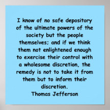 thomas jefferson quote posters