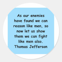 thomas jefferson quote sticker