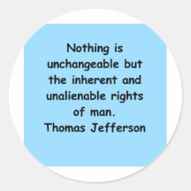 thomas jefferson quote sticker