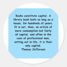 thomas jefferson quote sticker