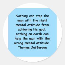 thomas jefferson quote sticker