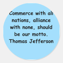 thomas jefferson quote stickers
