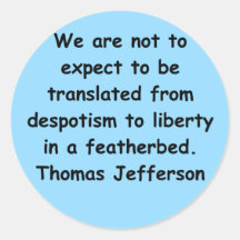thomas jefferson quote stickers