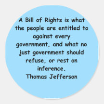 thomas jefferson quote stickers
