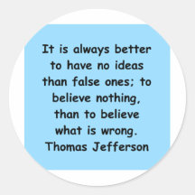 thomas jefferson quote stickers