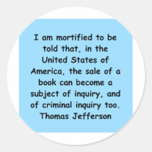 thomas jefferson quote stickers