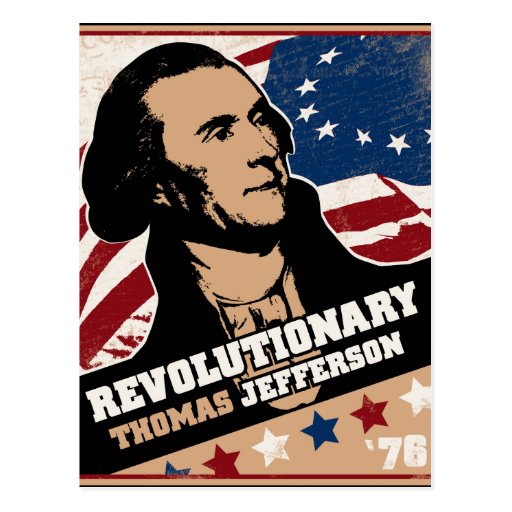 Thomas Jefferson Revolutionary Postcard