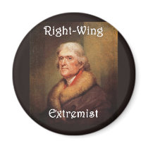 thomas jefferson right-wing rightwing extremist fridge magnets